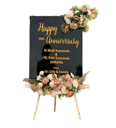 Papan Bunga Akrilik Panji