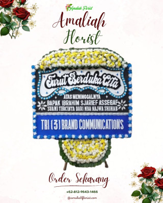 Papan Bunga Duka di Panji